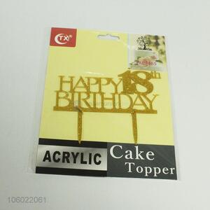 China Wholesale Acrylic Cake Toppers