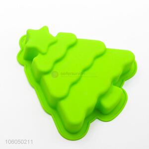 High sales silicone cute christmas tree cake mould