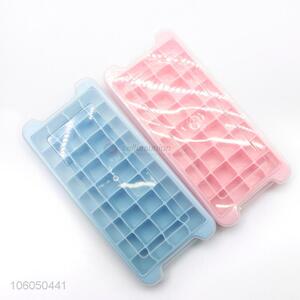 Wholesale price transparent cover cube homemade silicon ice mold