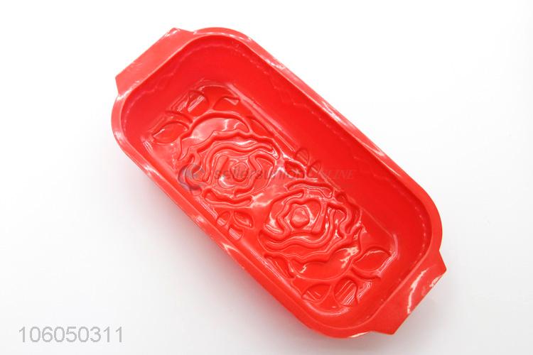 Excellent quality eco-friendly silicone cute rectangle cake mould