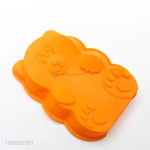 Unique design silicone cute bear shape cake mould