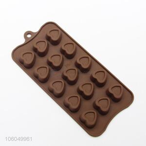 Custom food grade 3d heart shape silicone chocolate mold