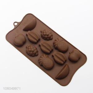 Best sale 3d nonstick fruit shape silicone chocolate molds