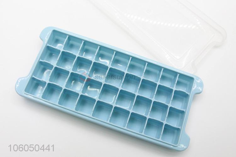 Wholesale price transparent cover cube homemade silicon ice mold