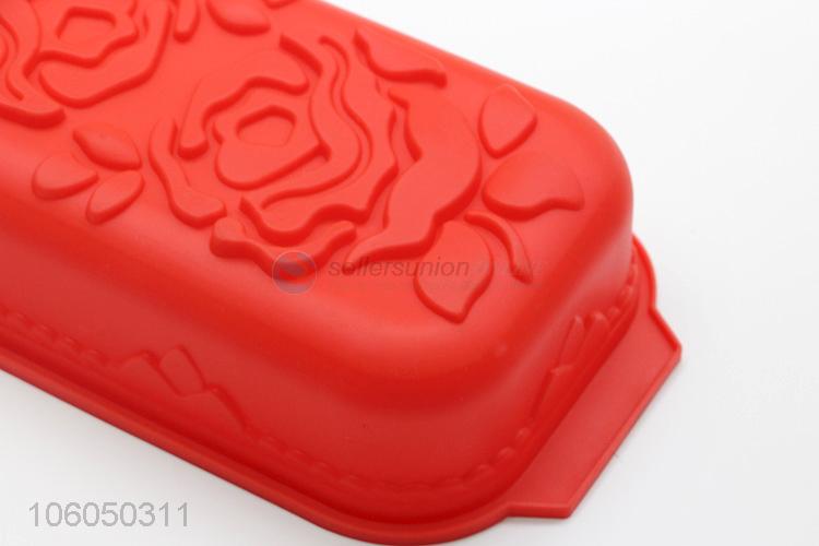 Excellent quality eco-friendly silicone cute rectangle cake mould
