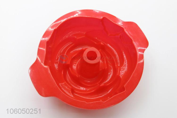 Top selling silicone rose flower cake mould