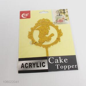 New Arrival Cake Decoration Acrylic Cake Topper