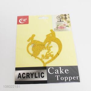 The Fashion Design Acrylic Cake Topper for Decoration
