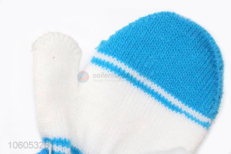 Fashion winter warm acrylic knitted children gloves