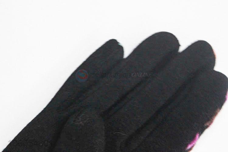 Best Price Velvet Warm Touch Screen Gloves For Women