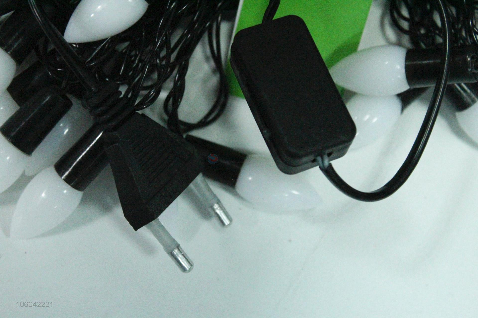 带白色锥形双件套挂件28L LED直线型电池灯