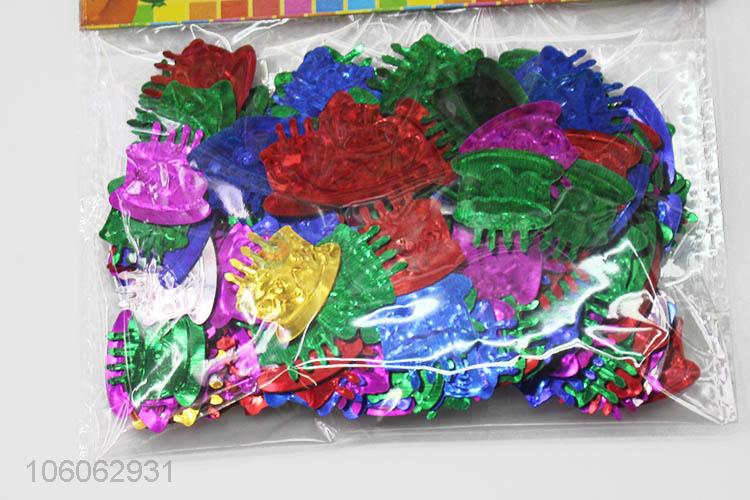 Good Sale Birthday Party Decorations Cake Shape Sequins