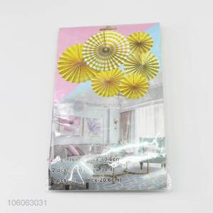 Suitable Price Party Background Decoration Fan Flower