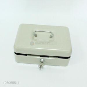 High quality metal portable cash safe box