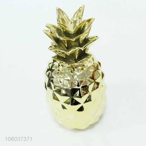 Best Quality Gold Pineapple Shape Decoration