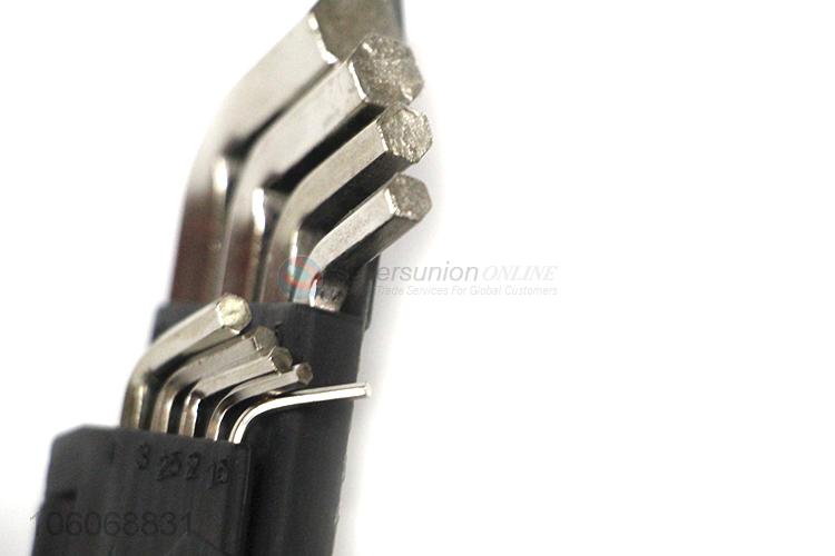 High quality 9pcs steel ball end hex wrench allen wrench