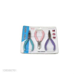 Good sale hand tools 3pcs/set mini steel pliers