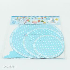 Great sales dots printed 3-tier paper <em>cake</em> <em>stand</em>