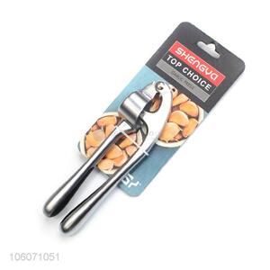 Promotional cheap kitchen tool zinc alloy garlic press