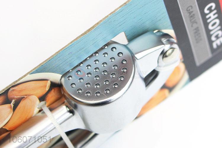 Promotional cheap kitchen tool zinc alloy garlic press