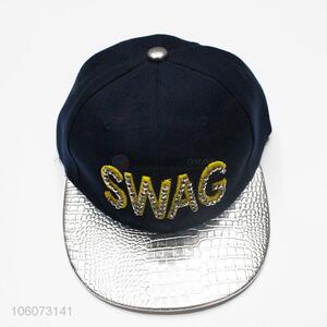 High sales embroidered baseball cap clear stones embellished sunhat