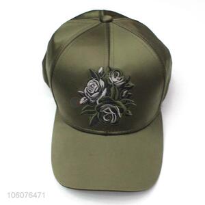Custom polyester baseball cap with 3d raised embroidery
