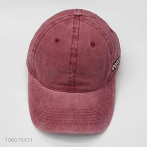 High sales claret red cotton 100% baseball cap