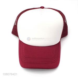 Custom cheap 100% polyester baseball cap mesh hat