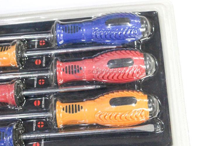 High Quality 6 Pieces Steel Screwdrivers With Plastic Handle