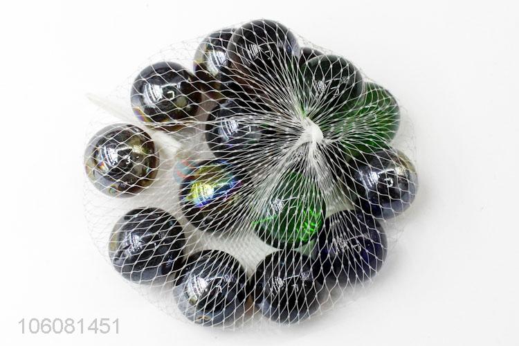 Wholesale price 2.5cm solid balls glass marble for home decoration
