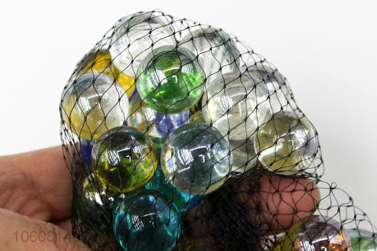 Factory sales 1.6cm transparent glass marbles for decoration