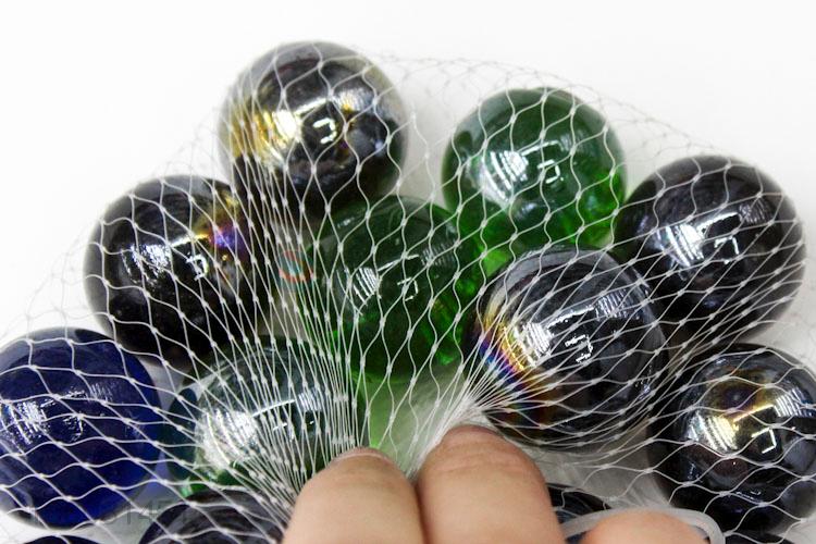 Wholesale price 2.5cm solid balls glass marble for home decoration