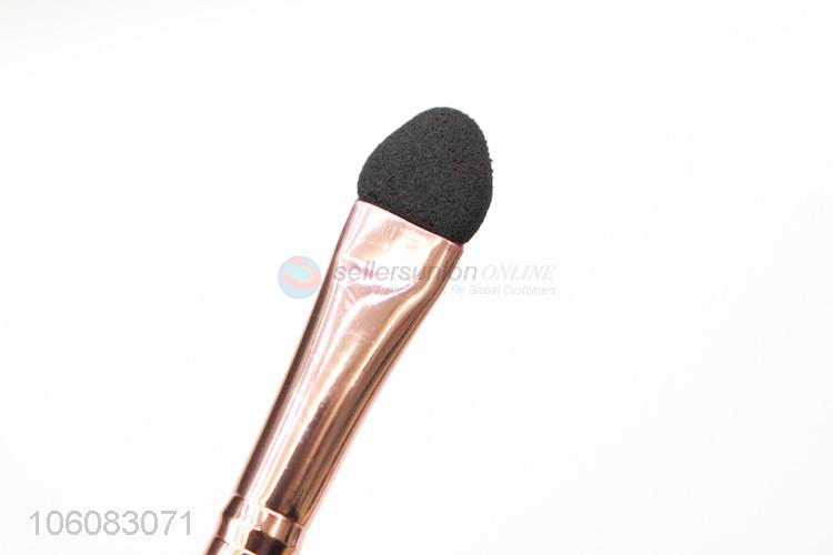 Hot cosmetic black wooden handle foundation makeup brush