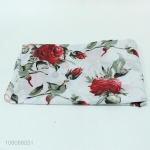 New style neck warmer rose pattern voile material scarf