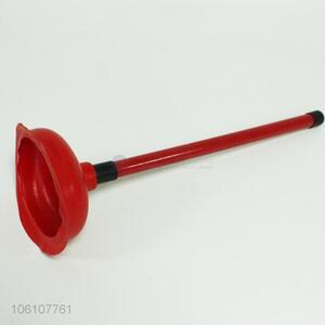New design rubber round stand base toilet plunger