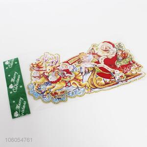 Low price Xmas decoration paper wall stickers