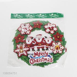 Popular Xmas decoration paper wall stickers