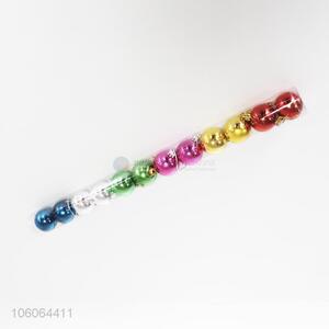 Promotional 12pcs colorful Christmas balls Xmas decoration