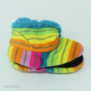 New Design Colorful Floor Shoes Warm Plush Shoes