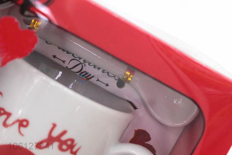 Wholesale Unique Design Valentine's Day Present Ceramic Coffee Cup Water Cup