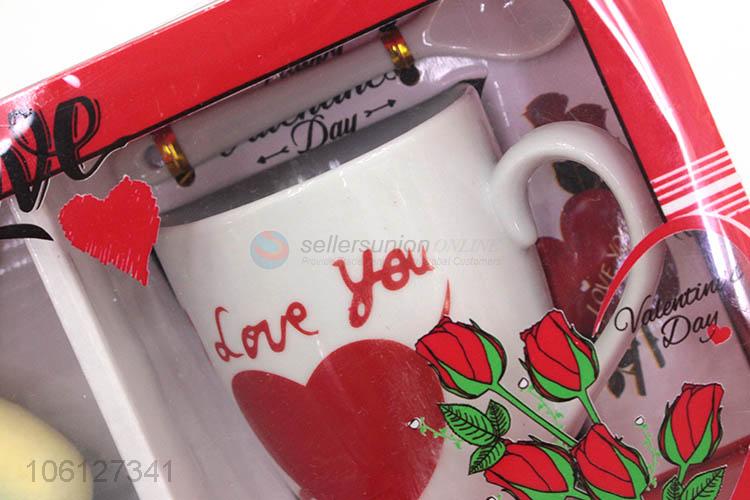 Wholesale Unique Design Valentine's Day Present Ceramic Coffee Cup Water Cup