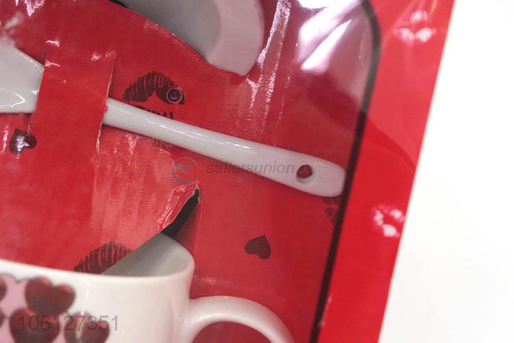 Wholesale Cheap Exquisite Ceramic Coffee Cup for Girl Gift