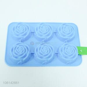 Top quality rose shape silicone cake mould