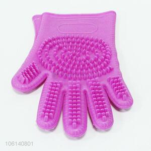 Personalized Popular Pet Dog Washing Plastic Gloves