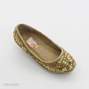 New Children'S Shoes Pearl Set With Diamond Shoes For Girl