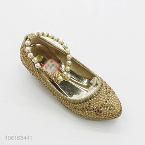 Fashion Children Shoes High Heel Shoes For Children With Little Diamond
