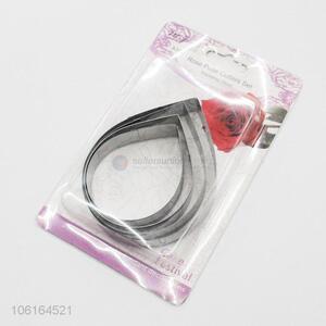 Direct Price <em>Cookie</em> Cutters 3Pcs Stainless Steel Leaf Shape <em>Cookie</em> Mold