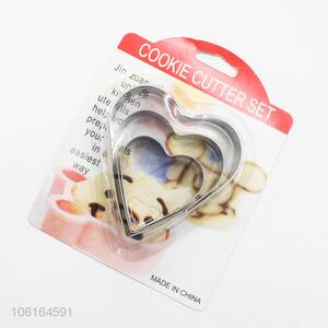 Best Price Baking Tools Cookie Cake Mould Heart-Shaped Stainless Steel Cookie Mould Set