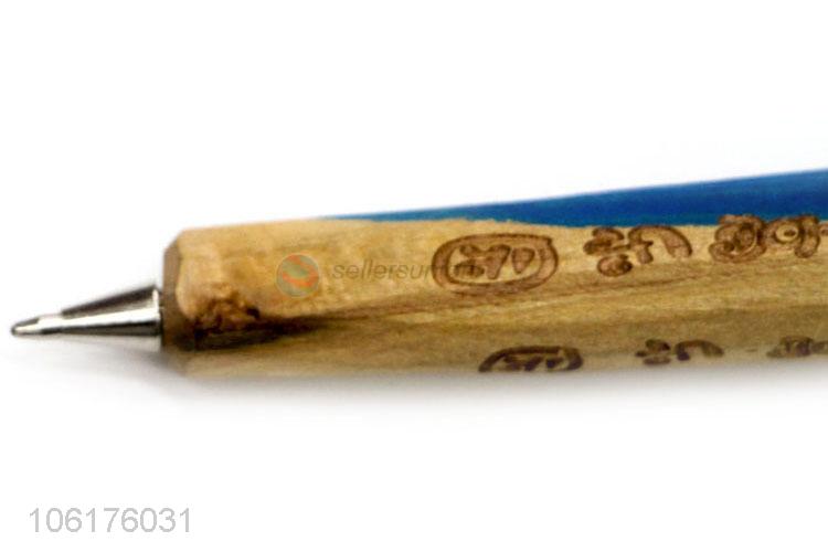 Factory Excellent Hand Engraved Animal Head Gift Ball Pen