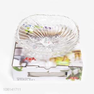 Delicate Design Glass Plate Fashion Fruit Plate